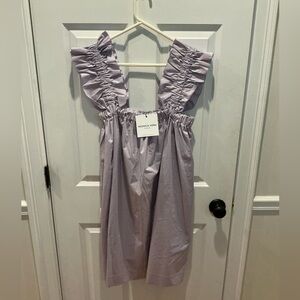 NWT Monica Nera light lavender ruffle sundress sz large